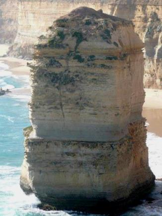 The 12 Apostles (approximately 45 metres in height)